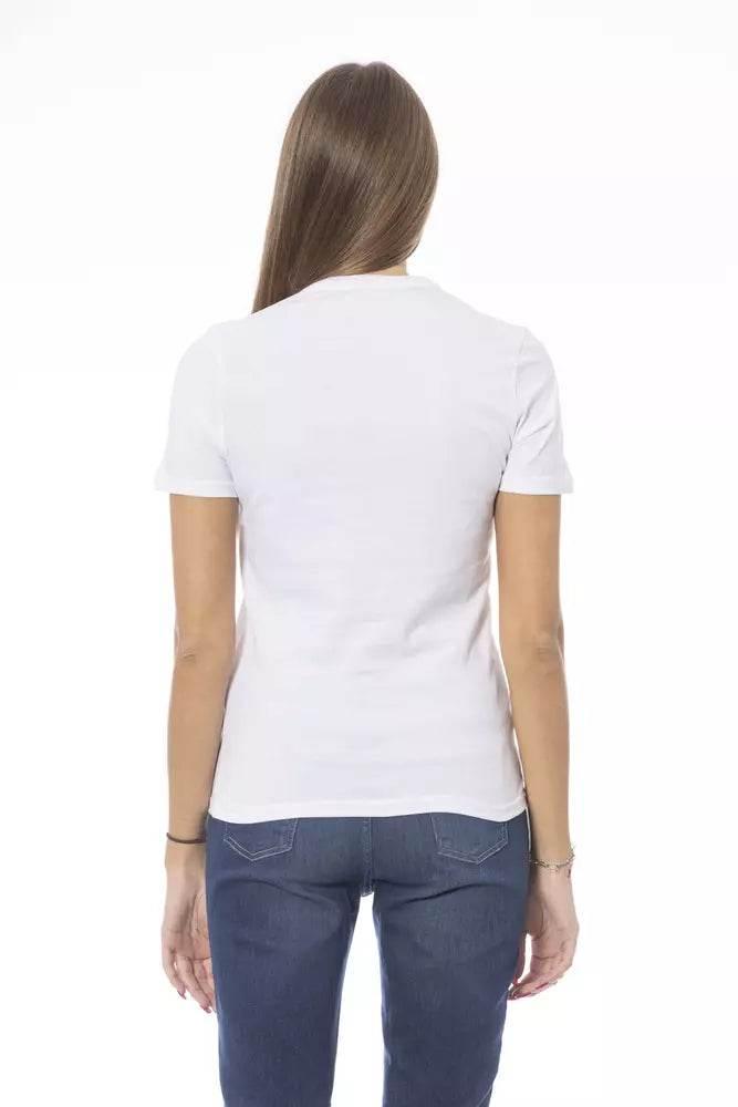 Baldinini Trend White Cotton Women T-Shirt - Hilstor