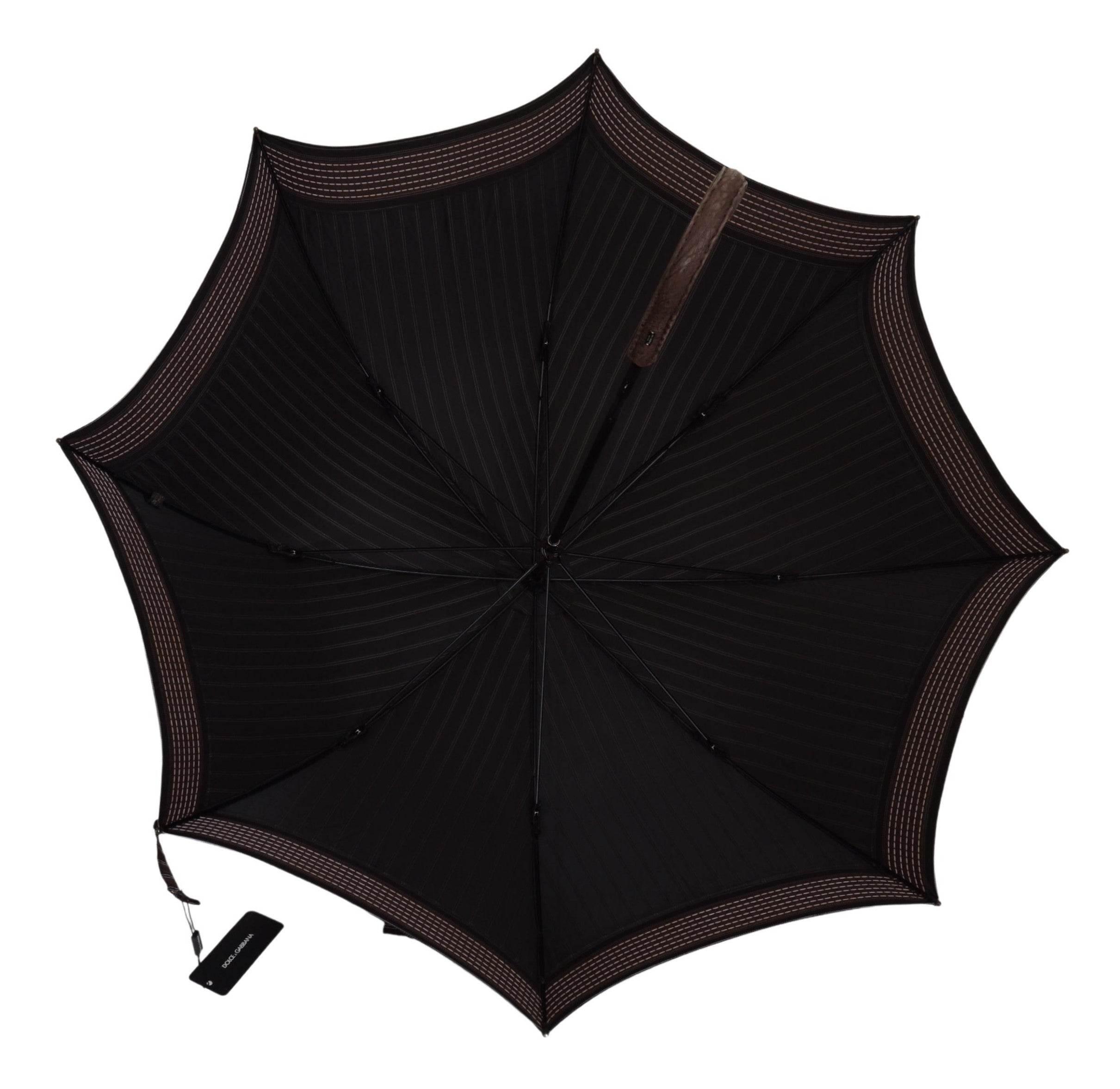 Dolce & Gabbana Elegant Striped Classic Umbrella - Hilstor