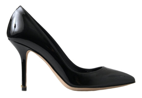 Dolce & Gabbana Elegant Patent Leather Heels Pumps - Hilstor