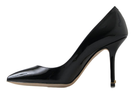 Dolce & Gabbana Elegant Patent Leather Heels Pumps - Hilstor