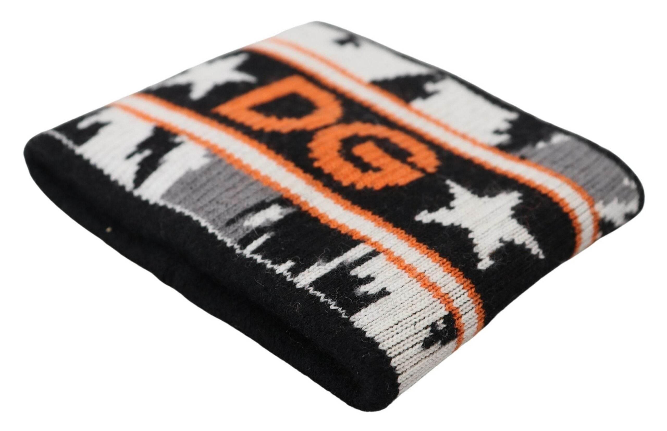 Dolce & Gabbana Elegant Wool-Cashmere DG Queen Wrist Wrap - Hilstor