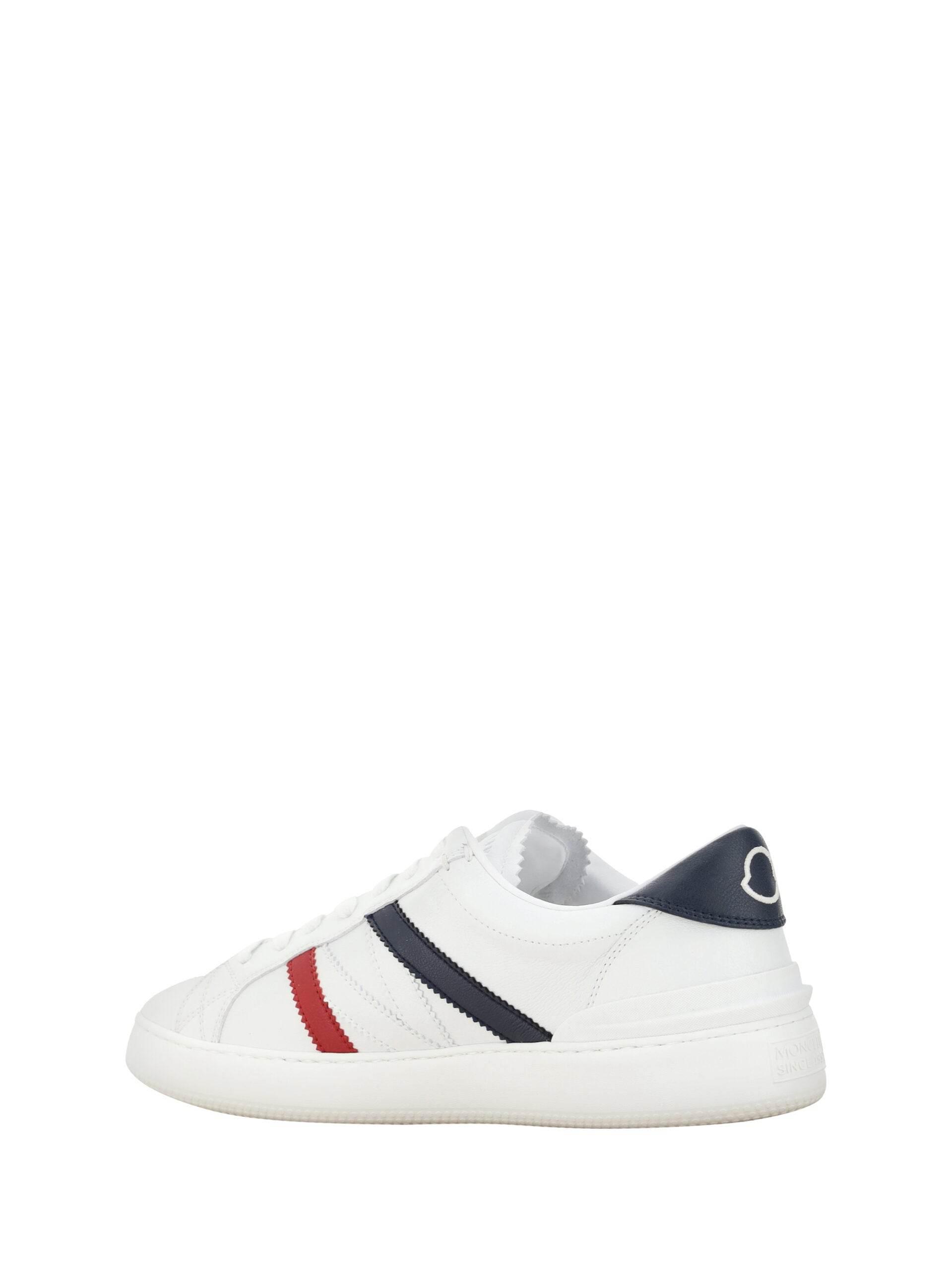 Moncler Elegant White Monaco M Men's Sneakers - Hilstor