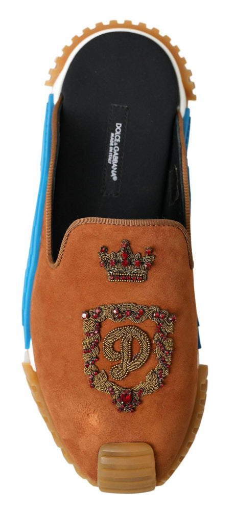 Dolce & Gabbana Elegant Multicolor NS1 Slide Sandals - Hilstor