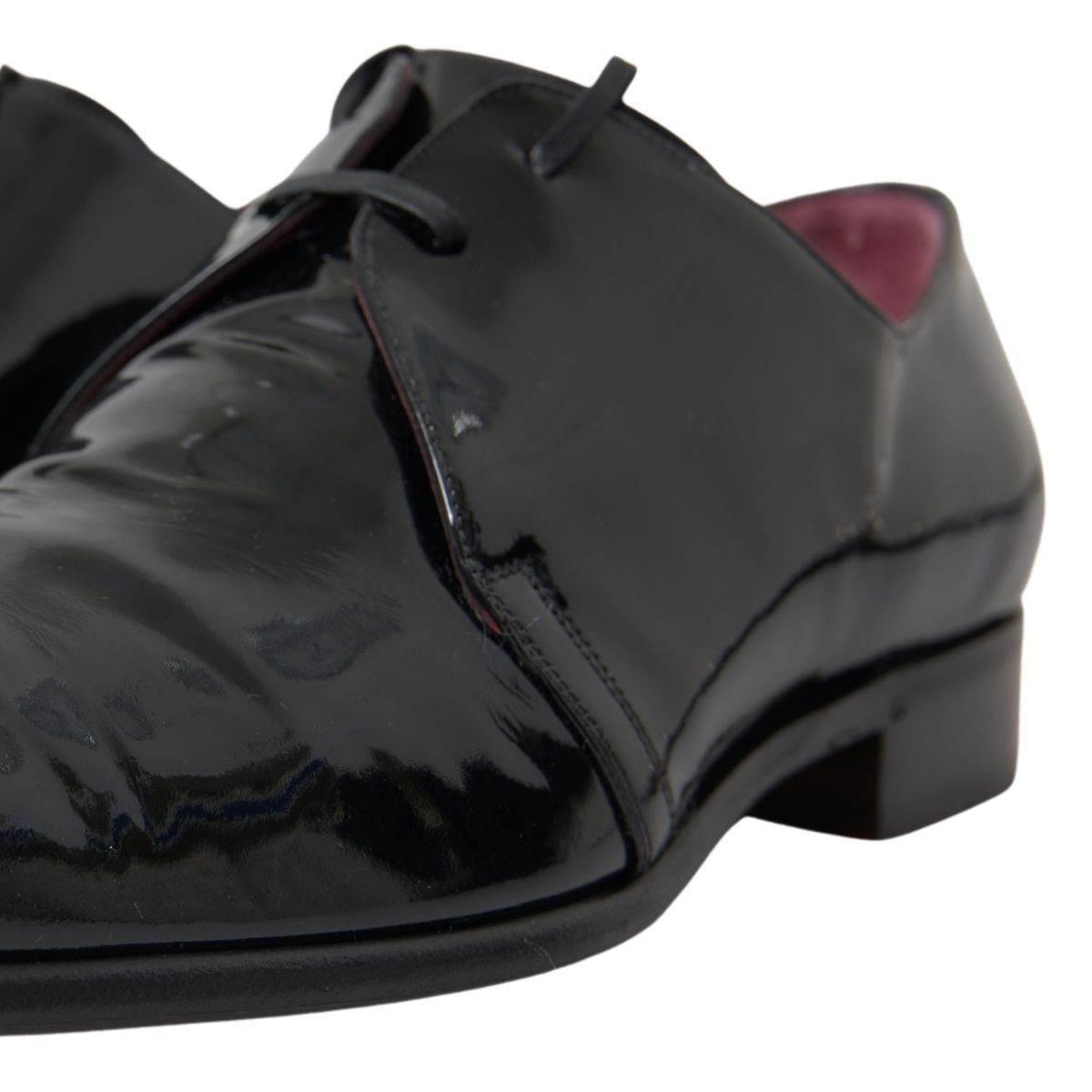 Dolce & Gabbana Elegant Black Patent Leather Formal Men's Shoes - Hilstor