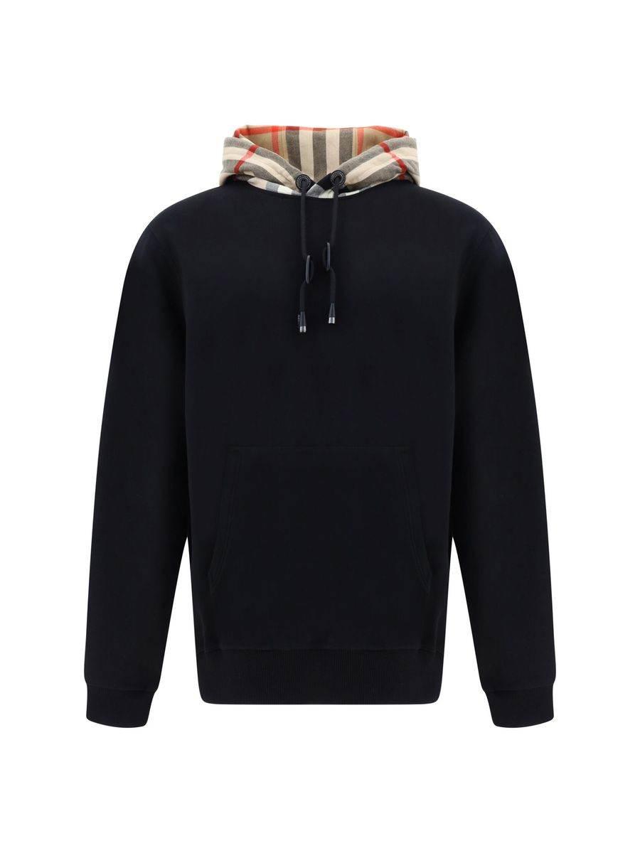 Burberry Elegant Oversize Black Samuel Hoodie - Hilstor