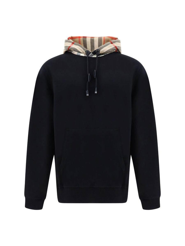 Burberry Elegant Oversize Black Samuel Hoodie - Hilstor