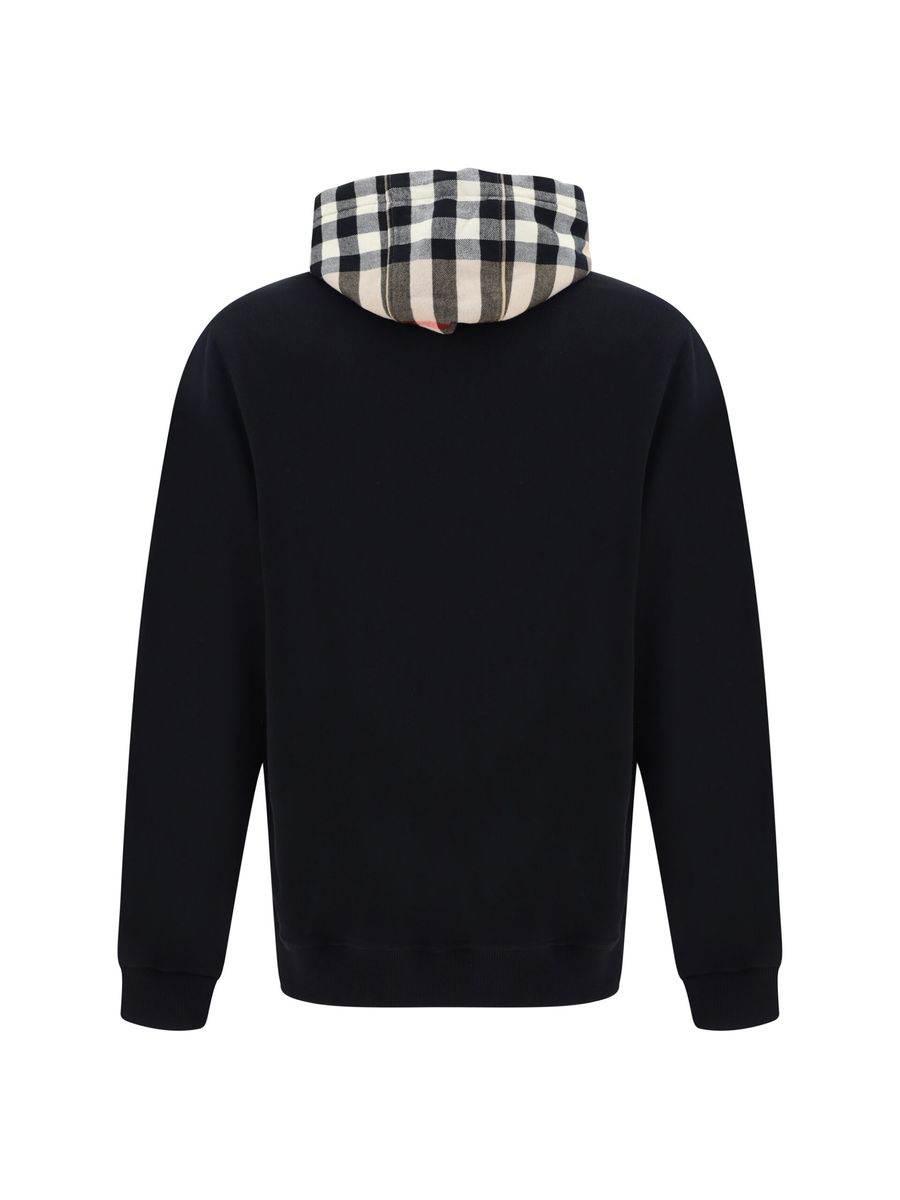 Burberry Elegant Oversize Black Samuel Hoodie - Hilstor