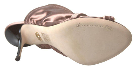 Dolce & Gabbana Light brown Slingback Corset Style Fastening stiletto heels - Hilstor