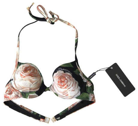 Dolce & Gabbana Floral Elegance Elastic Bikini Top - Hilstor
