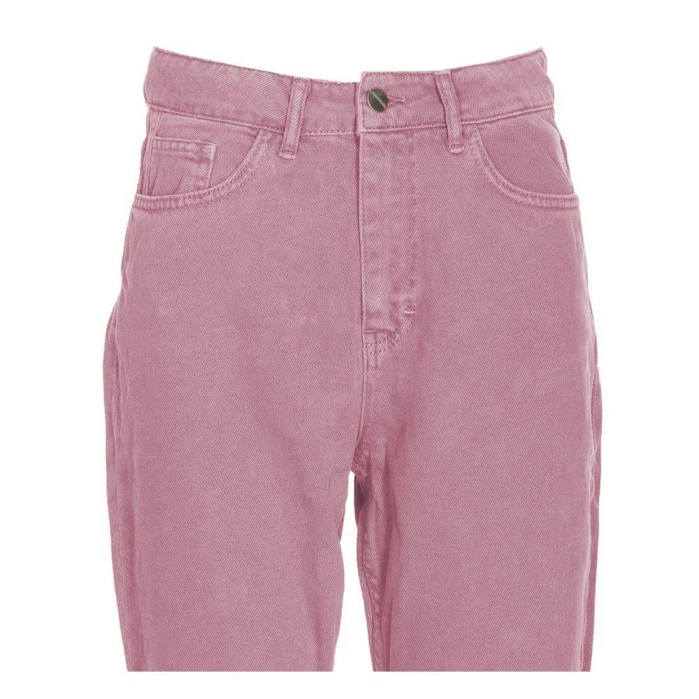 Hinnominate Chic Pink Raw Cut Bottom Jeans - Hilstor