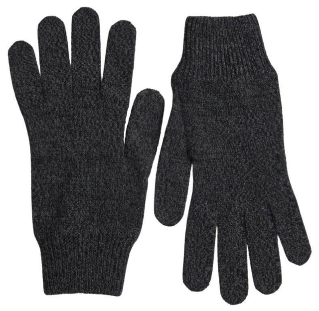 Dolce & Gabbana Elegant Virgin Wool Winter Gloves in Gray - Hilstor