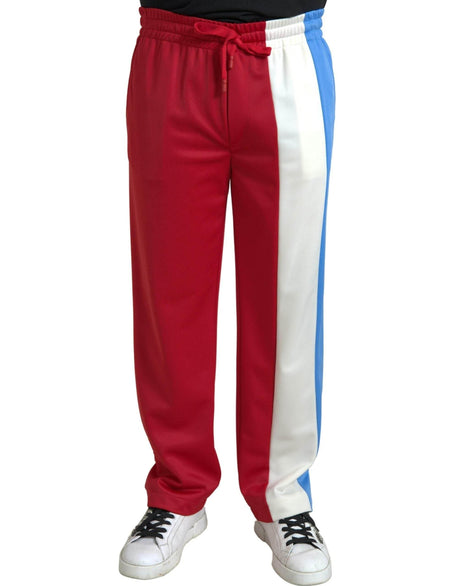 Dolce & Gabbana Elegant Striped Drawstring Sweatpants - Hilstor