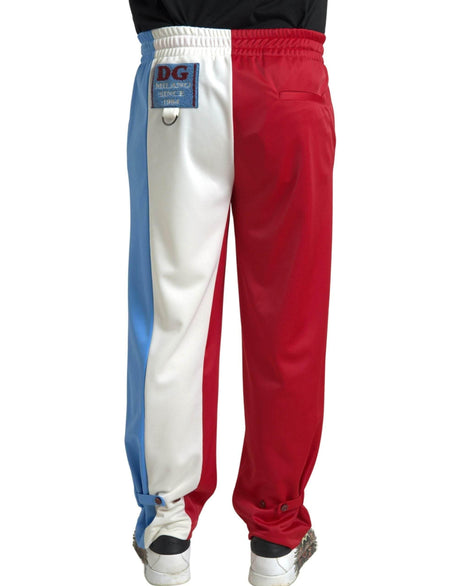 Dolce & Gabbana Elegant Striped Drawstring Sweatpants - Hilstor