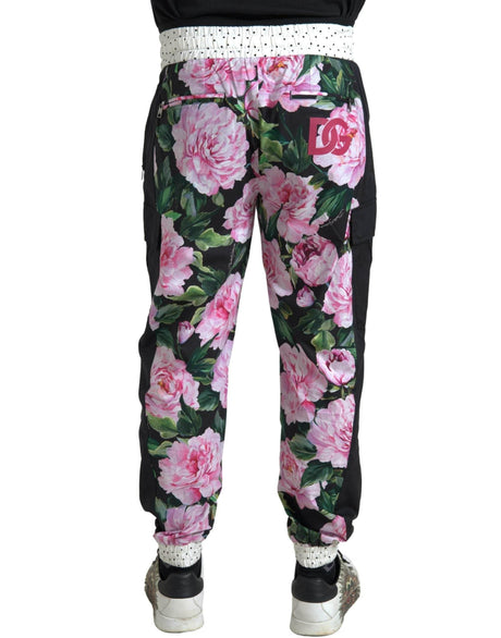 Dolce & Gabbana Elegant Multicolor Cotton Joggers - Hilstor