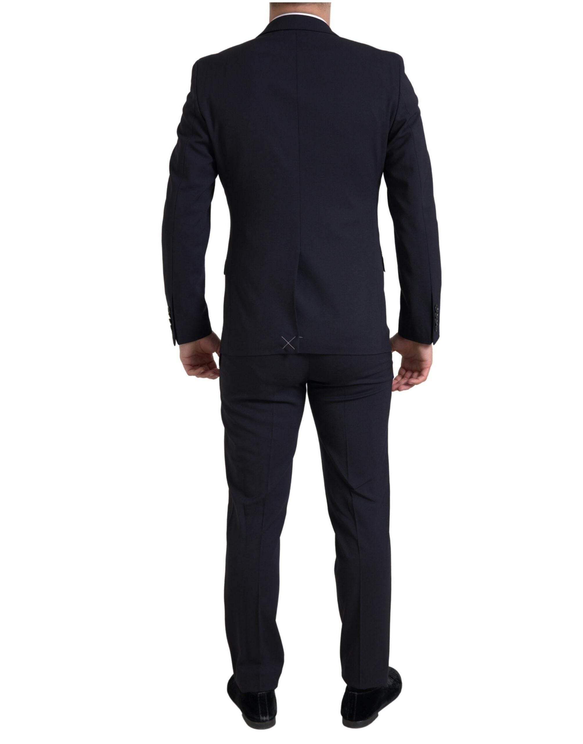 Dolce & Gabbana Blue 2 Piece Single Breasted MARTINI Suit - Hilstor