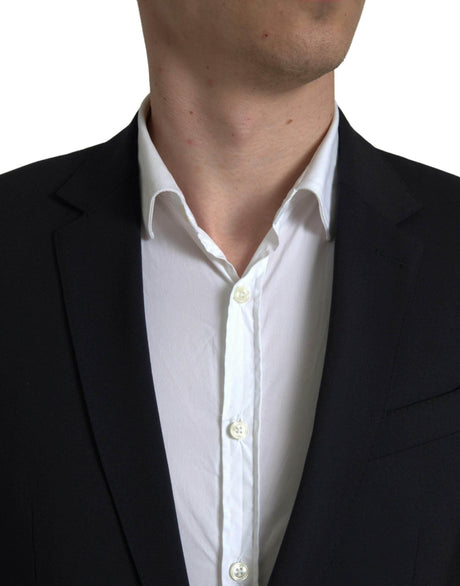Dolce & Gabbana Blue 2 Piece Single Breasted MARTINI Suit - Hilstor