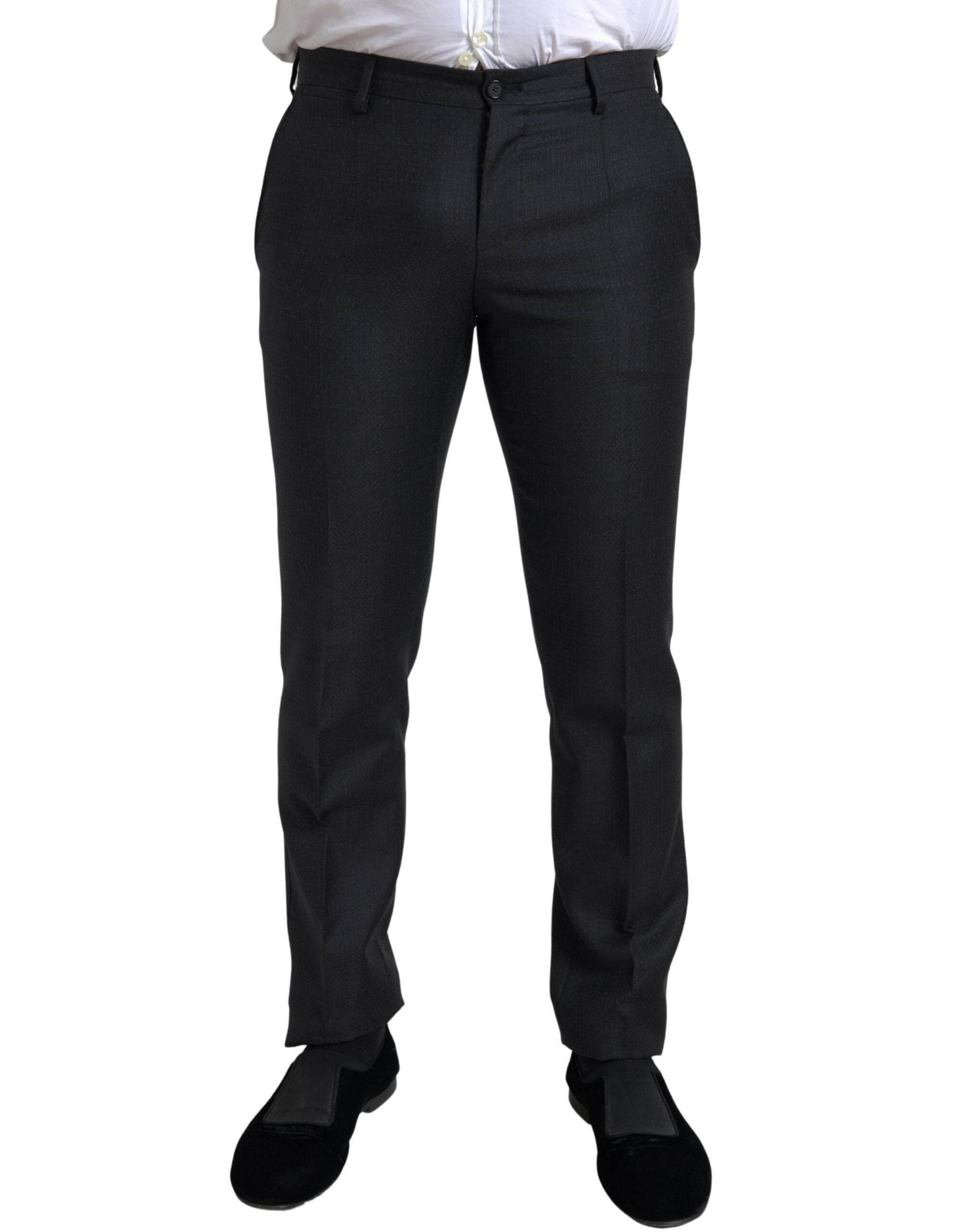 Dolce & Gabbana Black 3 Piece Single Breasted MARTINI Suit - Hilstor