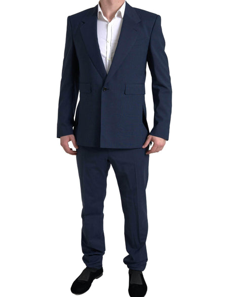 Dolce & Gabbana Blue 2 Piece Single Breasted SICILIA Suit - Hilstor