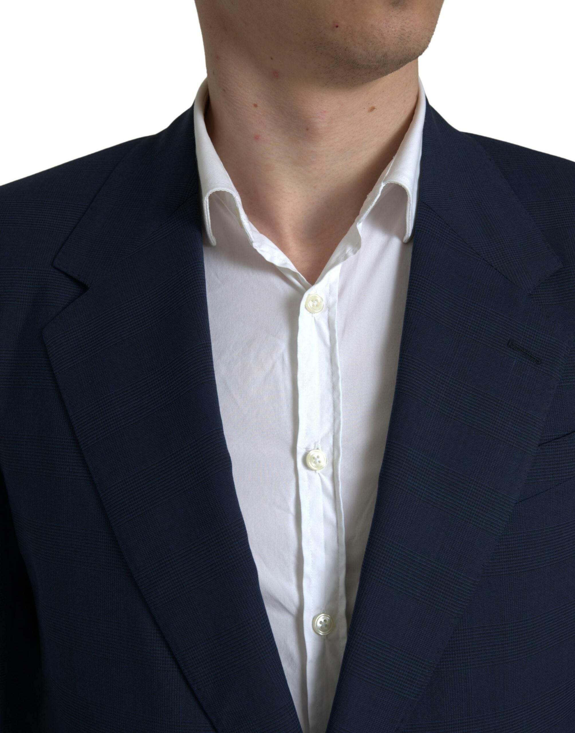 Dolce & Gabbana Blue 2 Piece Single Breasted SICILIA Suit - Hilstor