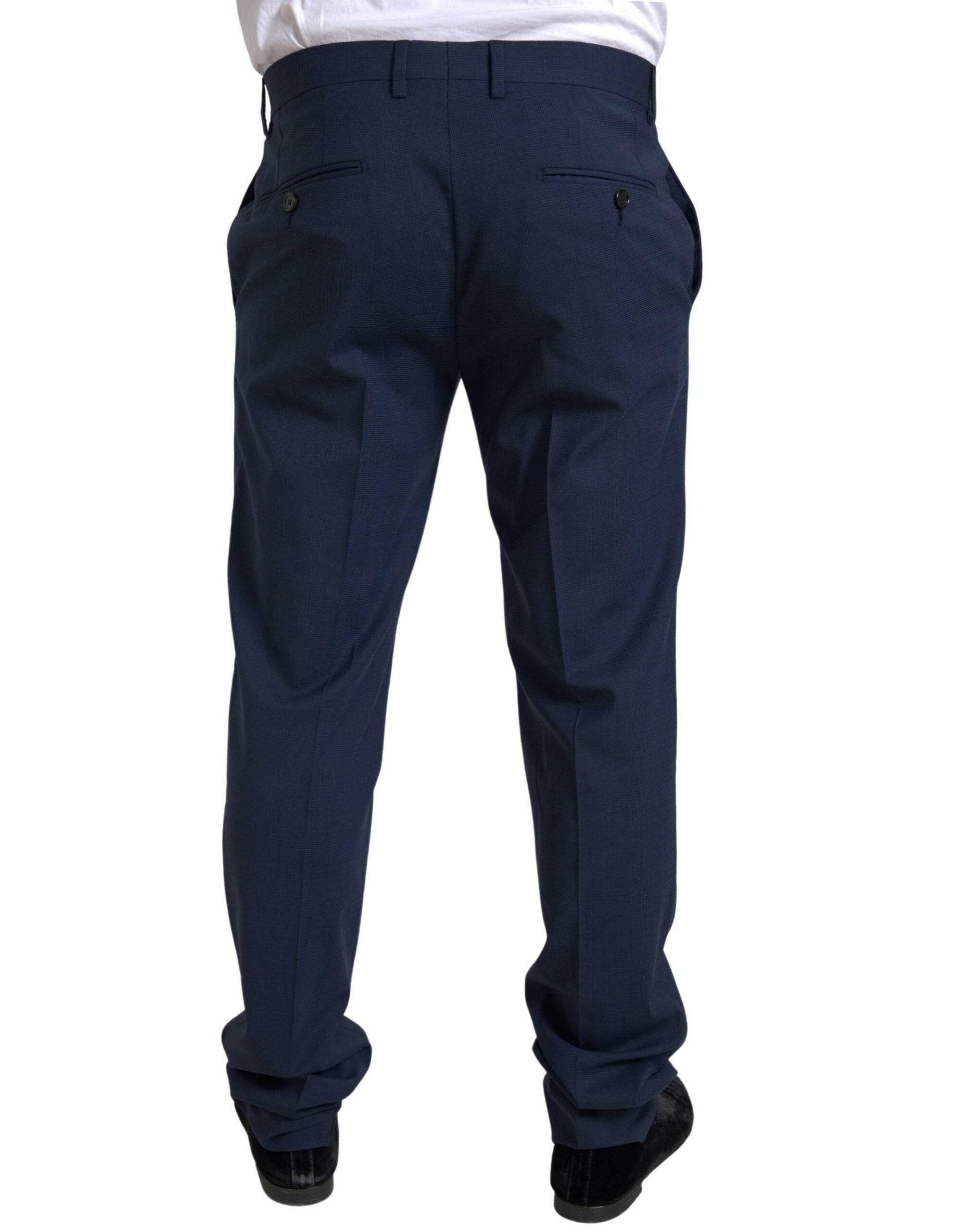 Dolce & Gabbana Blue 2 Piece Single Breasted SICILIA Suit - Hilstor