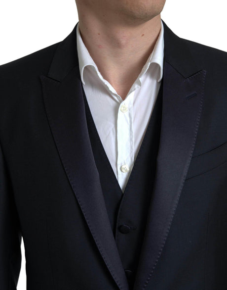 Dolce & Gabbana Blue 2 Piece Single Breasted MARTINI Suit - Hilstor