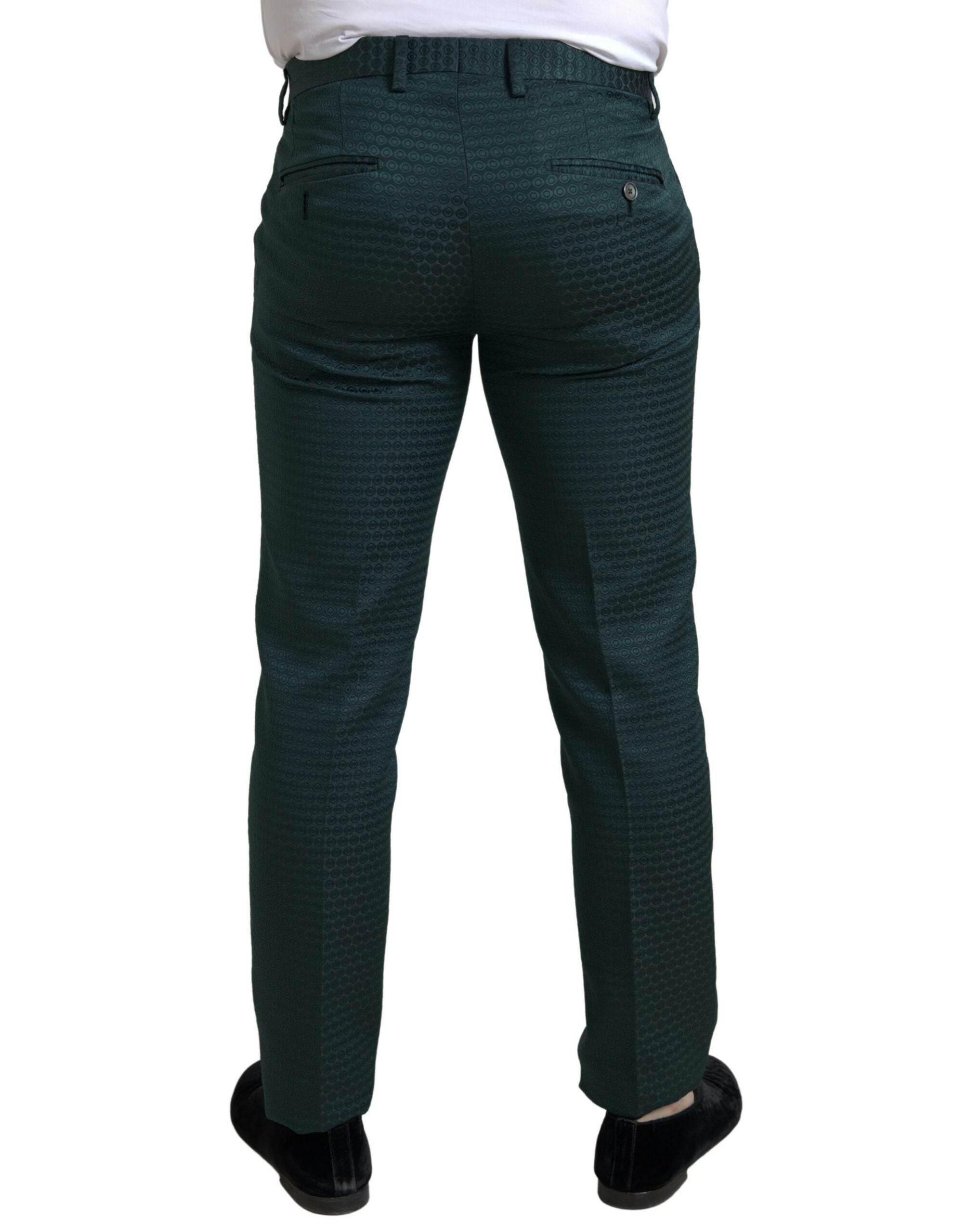 Dolce & Gabbana Green 3 Piece Single Breasted MARTINI Suit - Hilstor