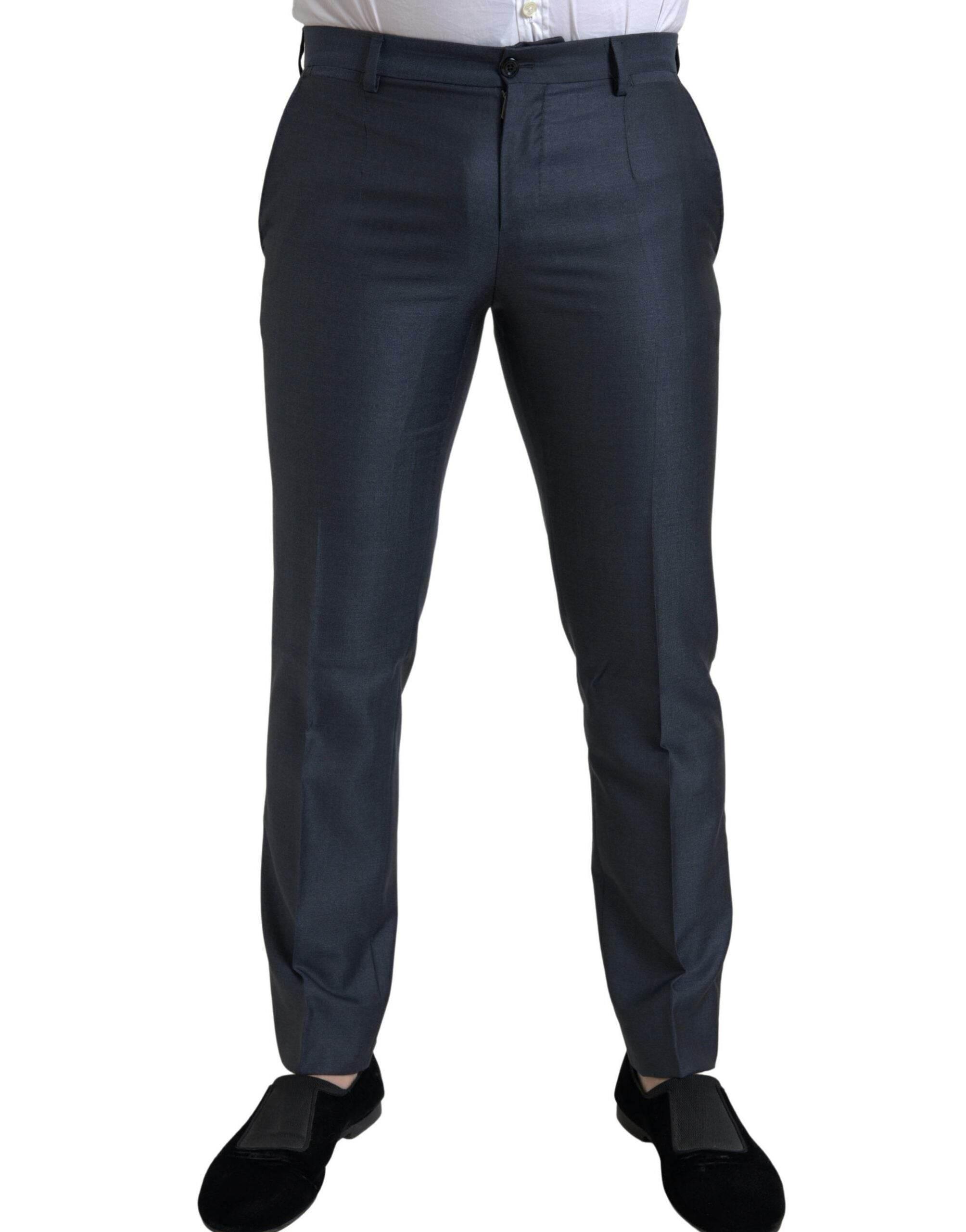 Dolce & Gabbana Blue 2 Piece Double Breasted MARTINI Suit - Hilstor