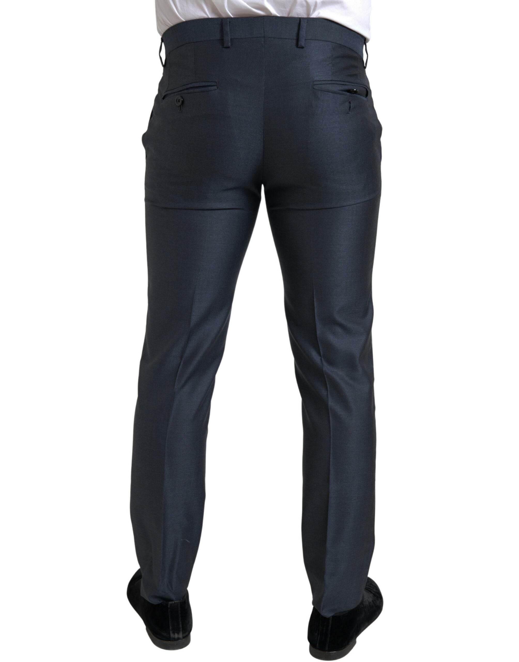 Dolce & Gabbana Blue 2 Piece Double Breasted MARTINI Suit - Hilstor