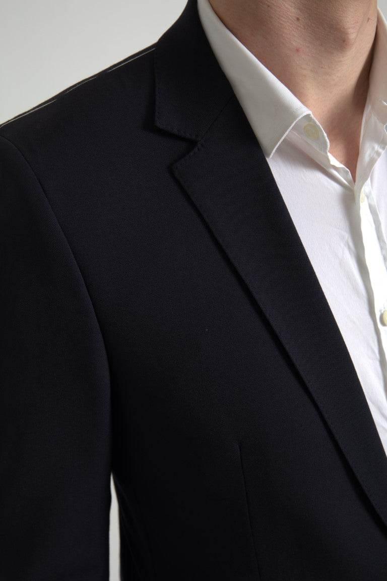 Dolce & Gabbana Blue 2 Piece Single Breasted MARTINI Suit - Hilstor