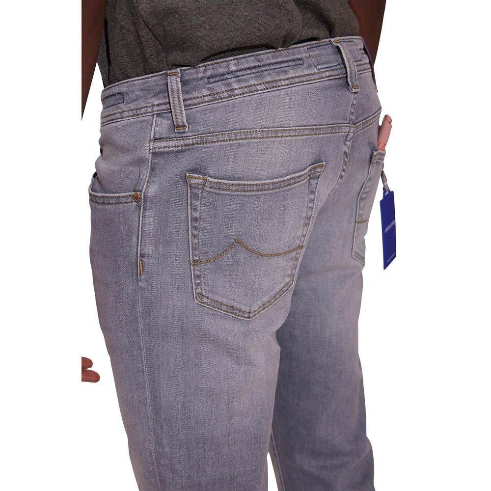 Jacob Cohen Sleek Slim Fit Grey Denim - Hilstor