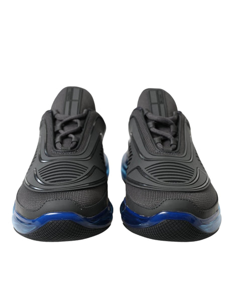 Prada Elegant Men's Black Mesh Sneakers - Hilstor