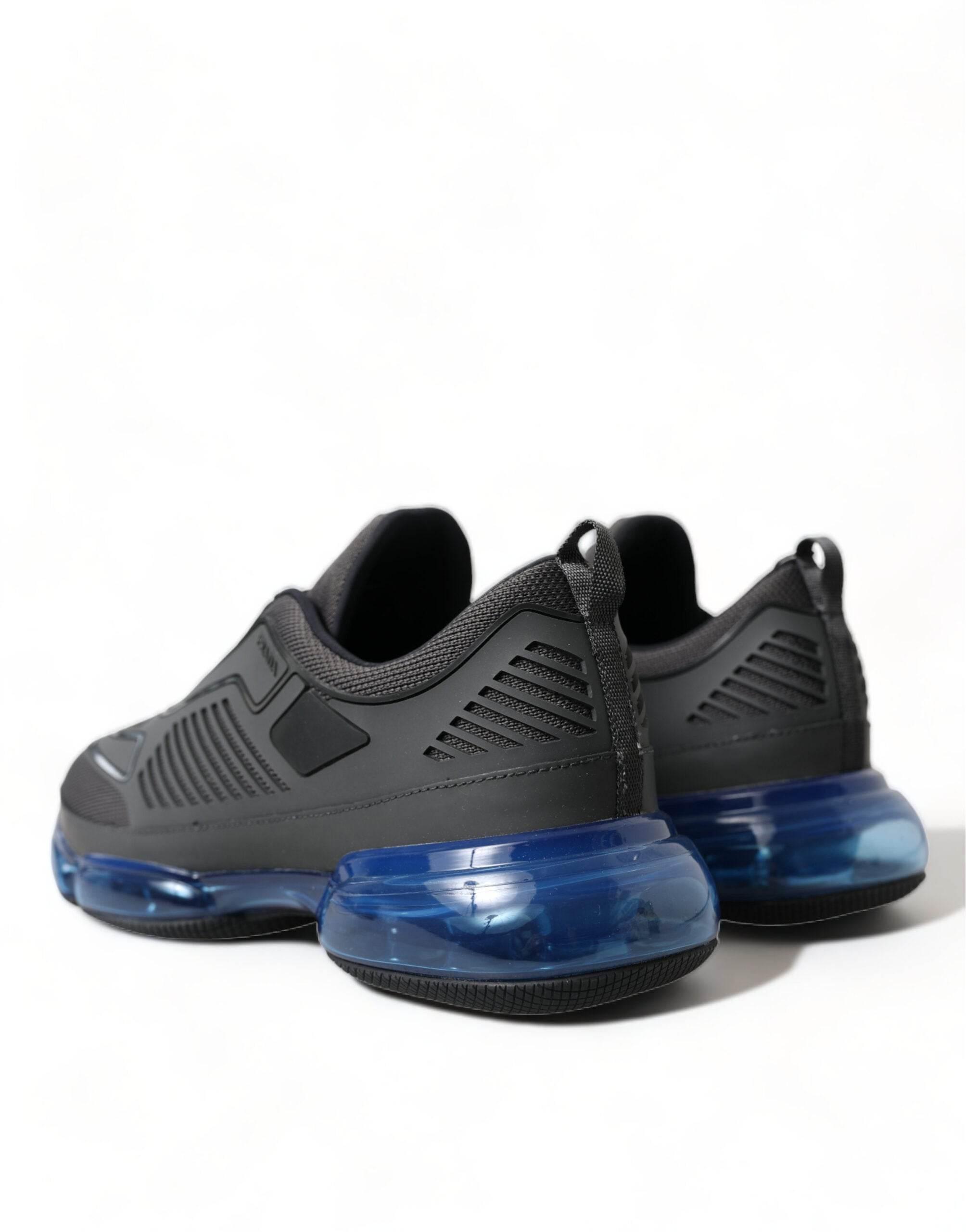 Prada Elegant Men's Black Mesh Sneakers - Hilstor