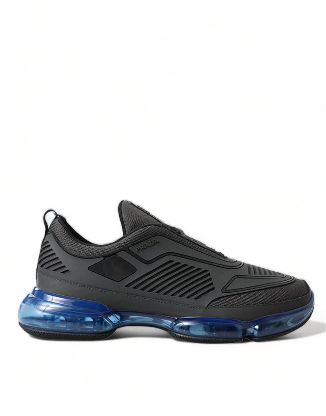 Prada Elegant Men's Black Mesh Sneakers - Hilstor