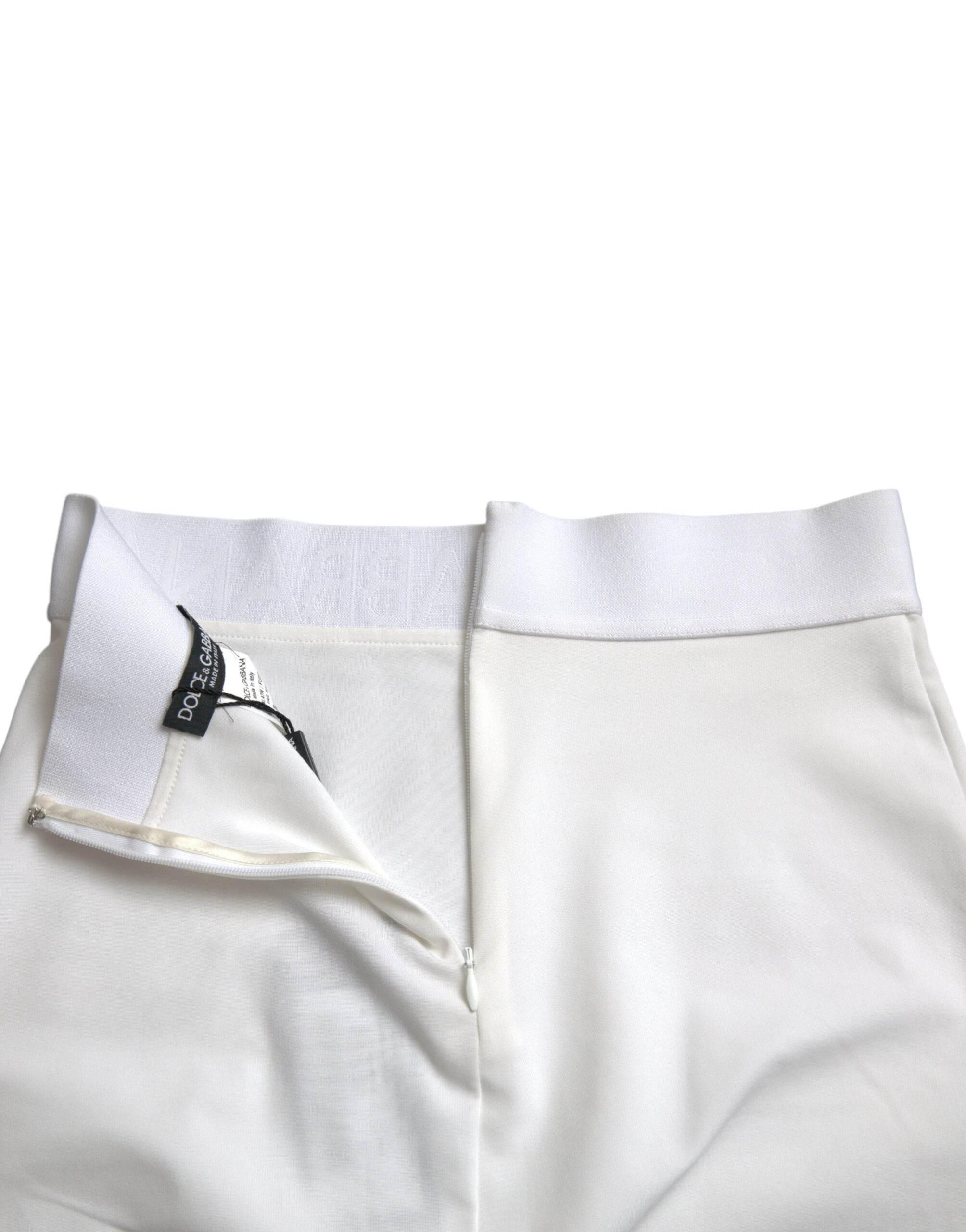 Dolce & Gabbana Elegant High Waist Pencil Mini Skirt - Hilstor
