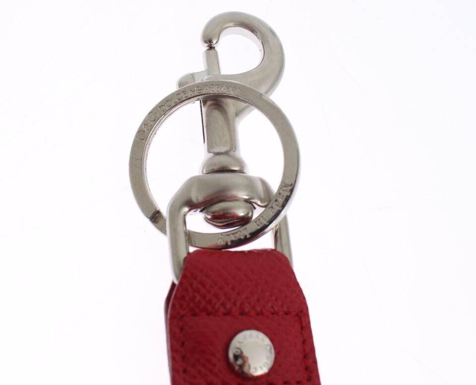 Dolce & Gabbana Multicolor Sicily Raffia Leather Keychain - Hilstor