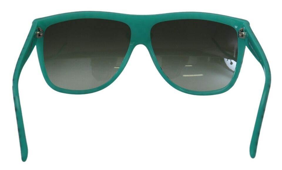 Dolce & Gabbana Green Stars Acetate Square Shades Sunglasses - Hilstor