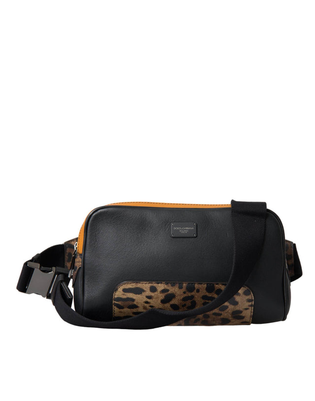 Dolce & Gabbana Exotic Leather Leopard Belt Bag - Hilstor