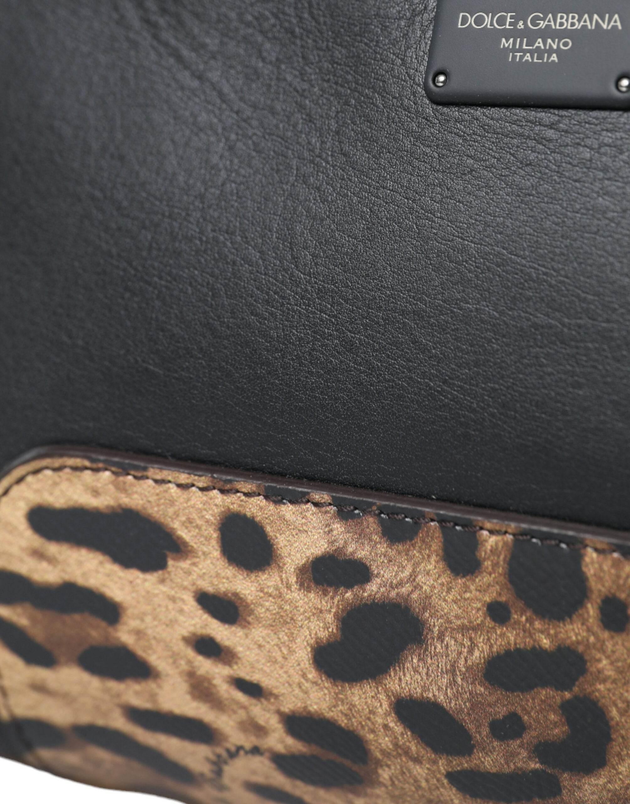 Dolce & Gabbana Exotic Leather Leopard Belt Bag - Hilstor