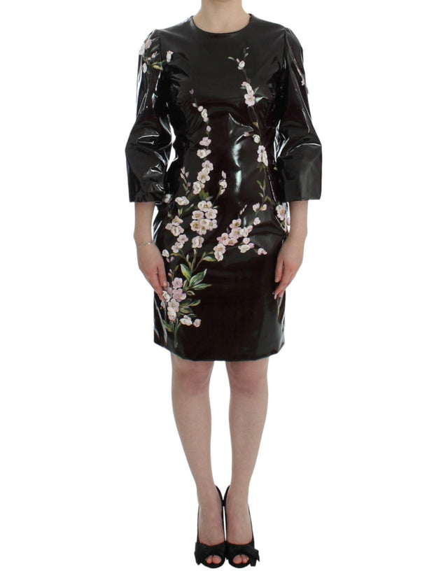 Dolce & Gabbana Elegant Floral Sheath Cocktail Dress - Hilstor
