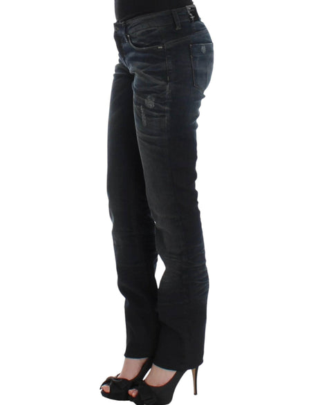Costume National Blue skinnny leg jeans - Hilstor