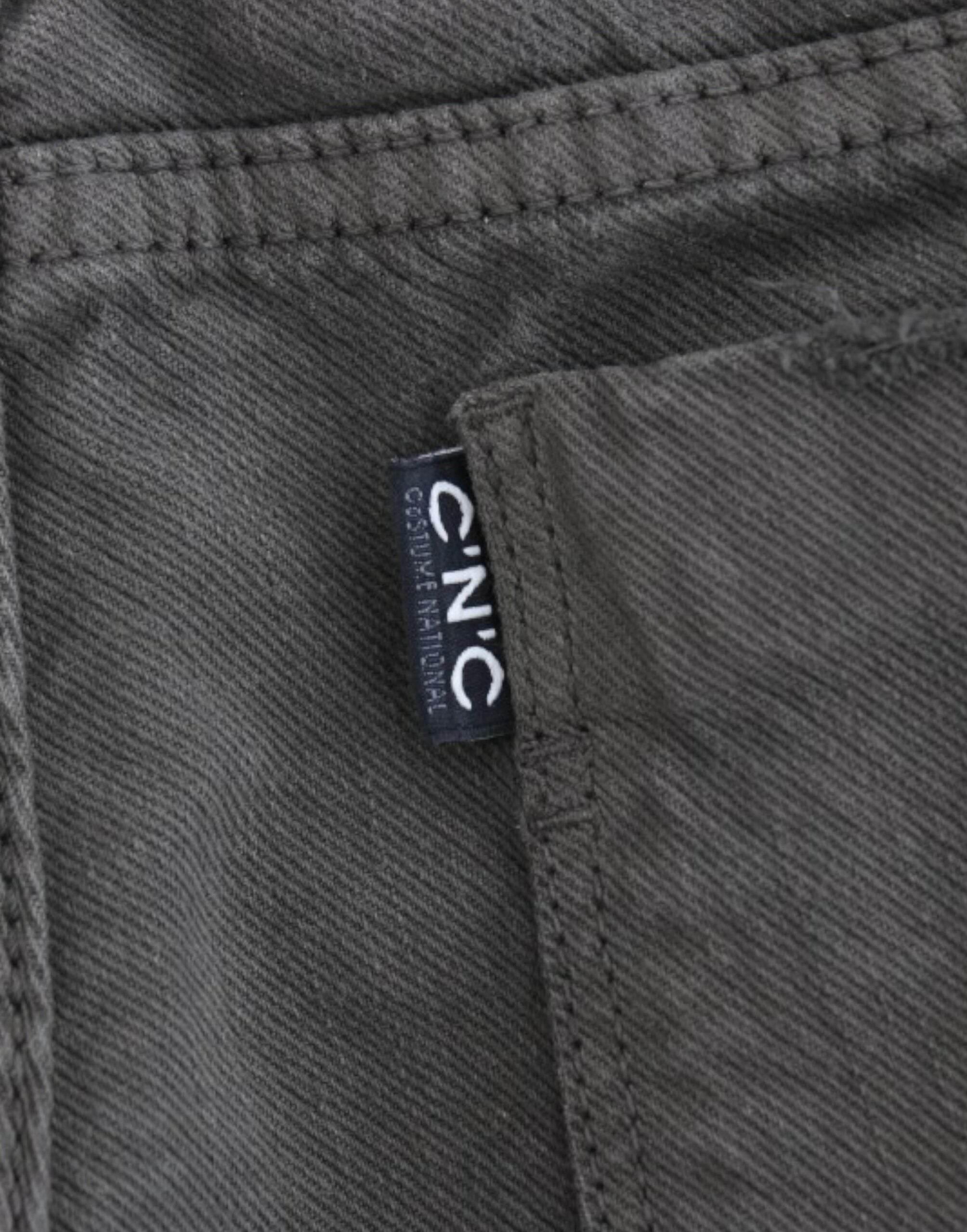 Costume National Green slim leg jeans - Hilstor