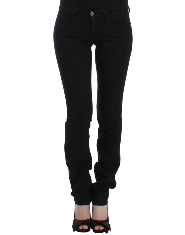 Costume National Black straight leg jeans - Hilstor
