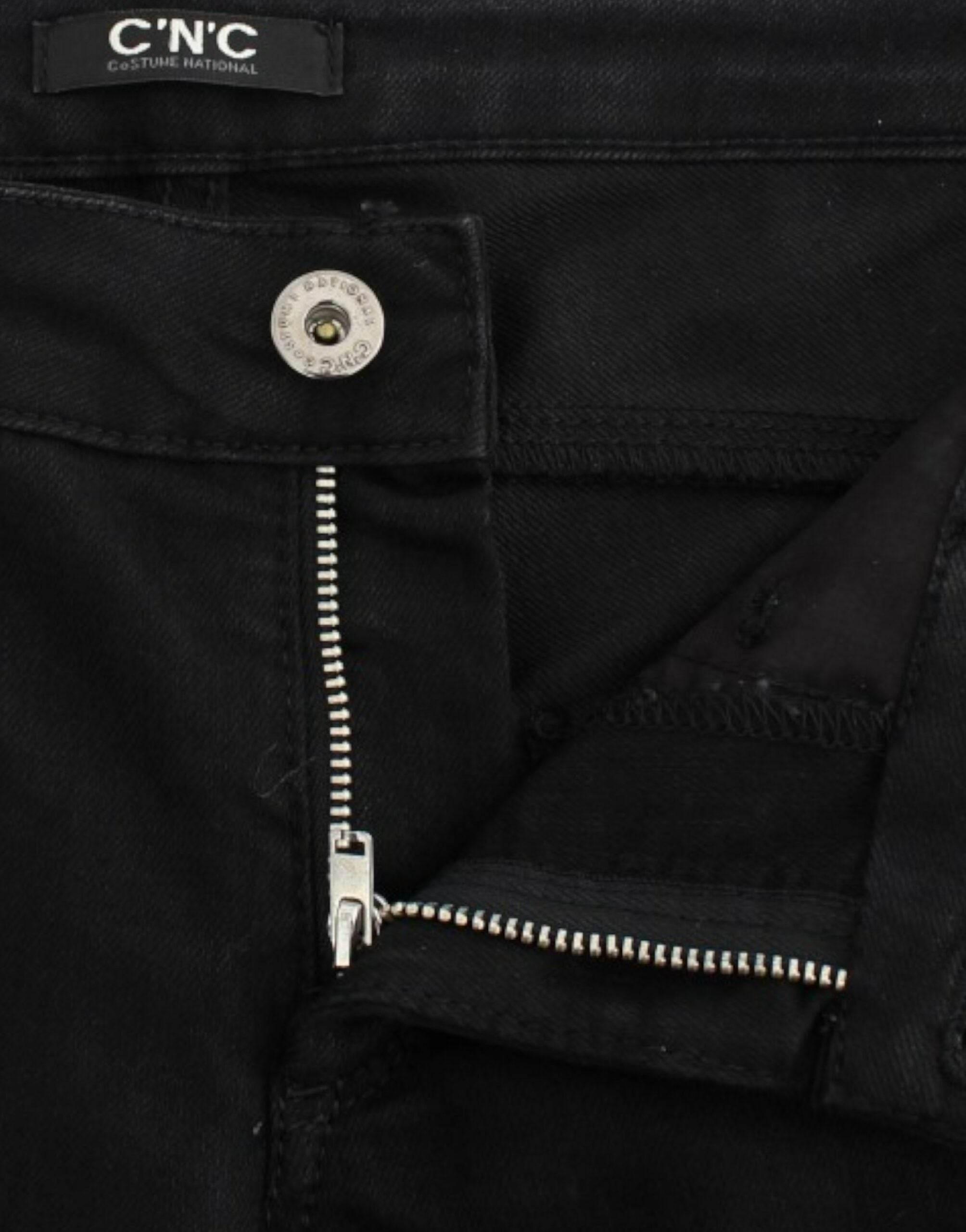 Costume National Black straight leg jeans - Hilstor