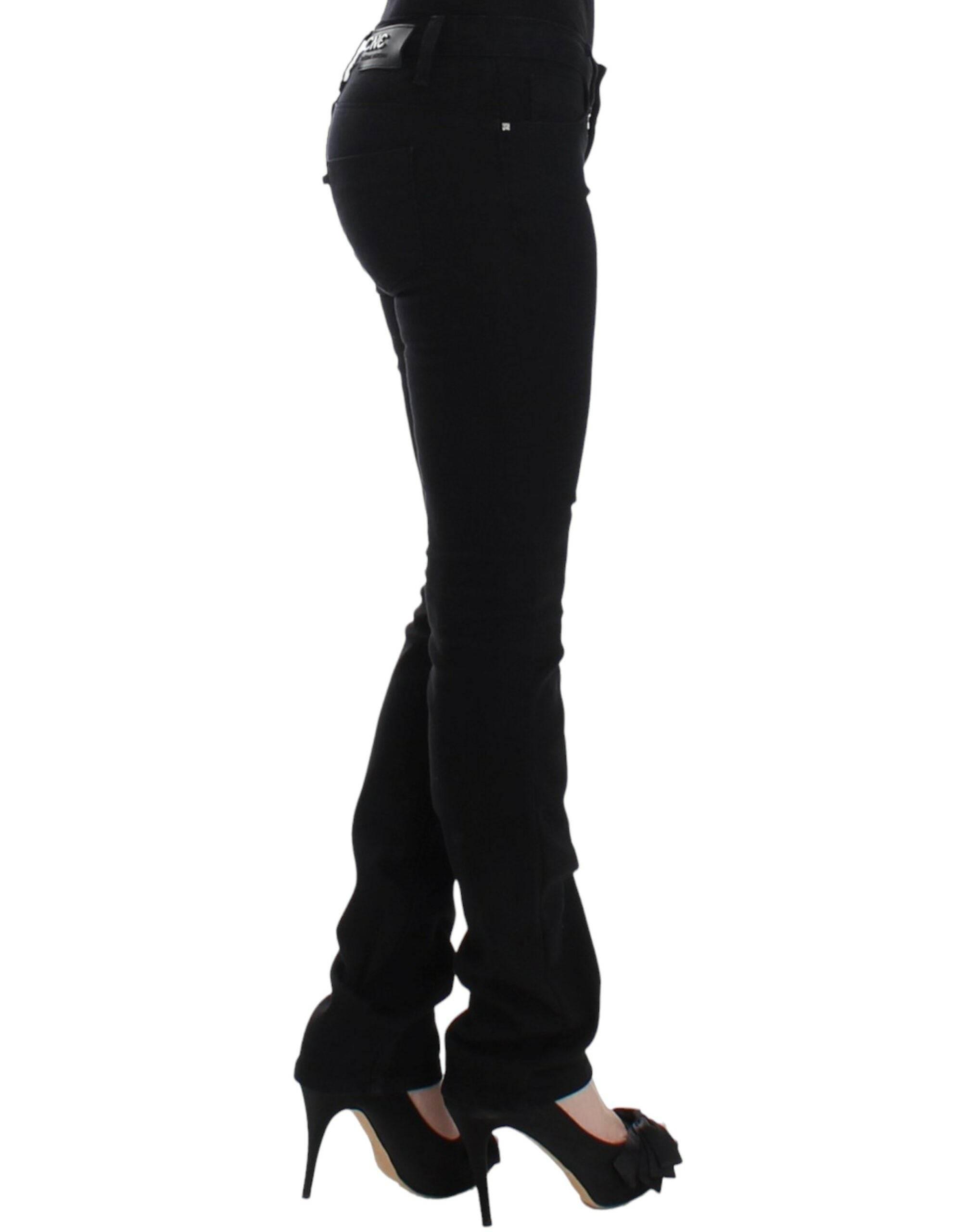 Costume National Black straight leg jeans - Hilstor