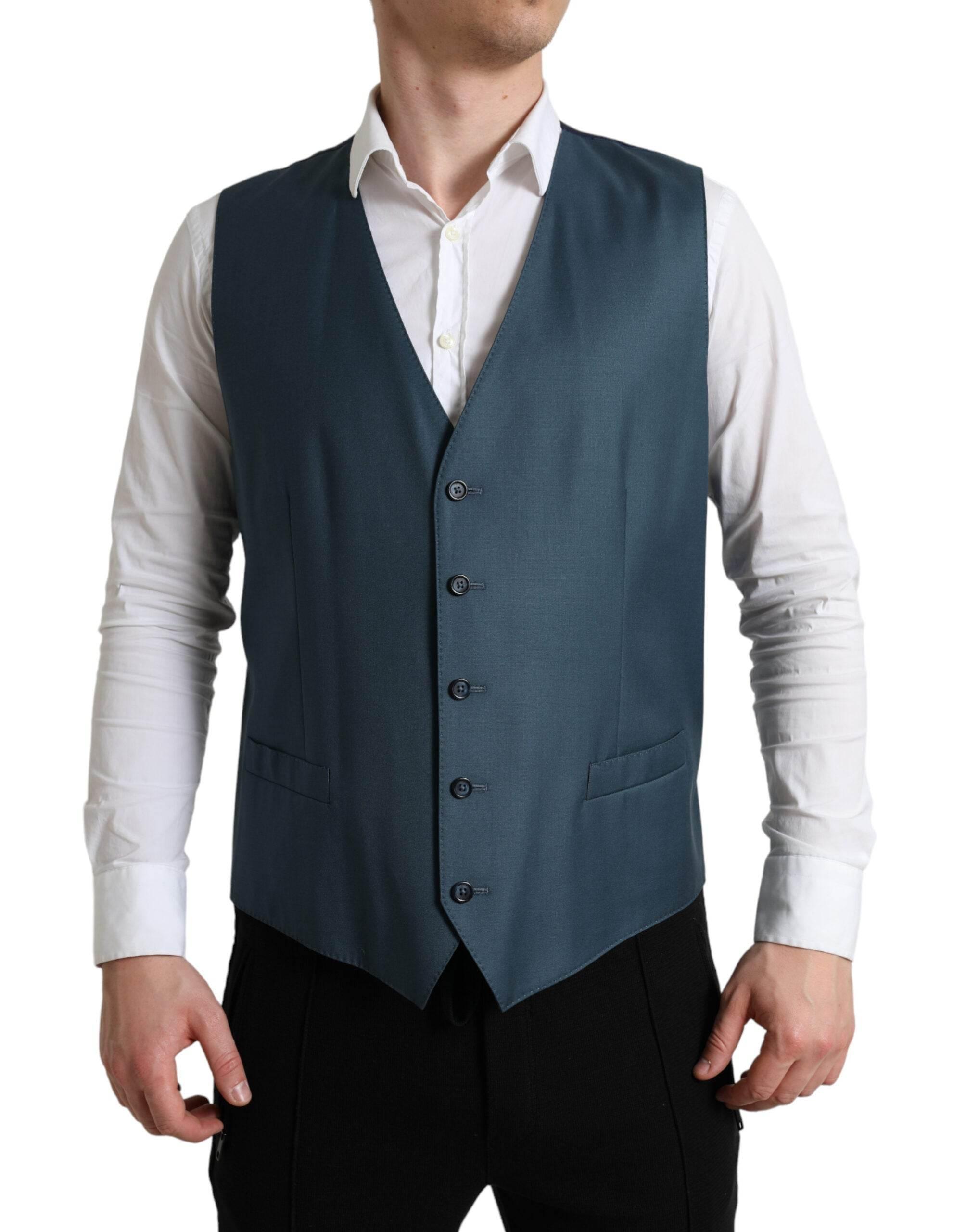 Dolce & Gabbana Green Single Breasted 2 Piece MARTINI Suit - Hilstor
