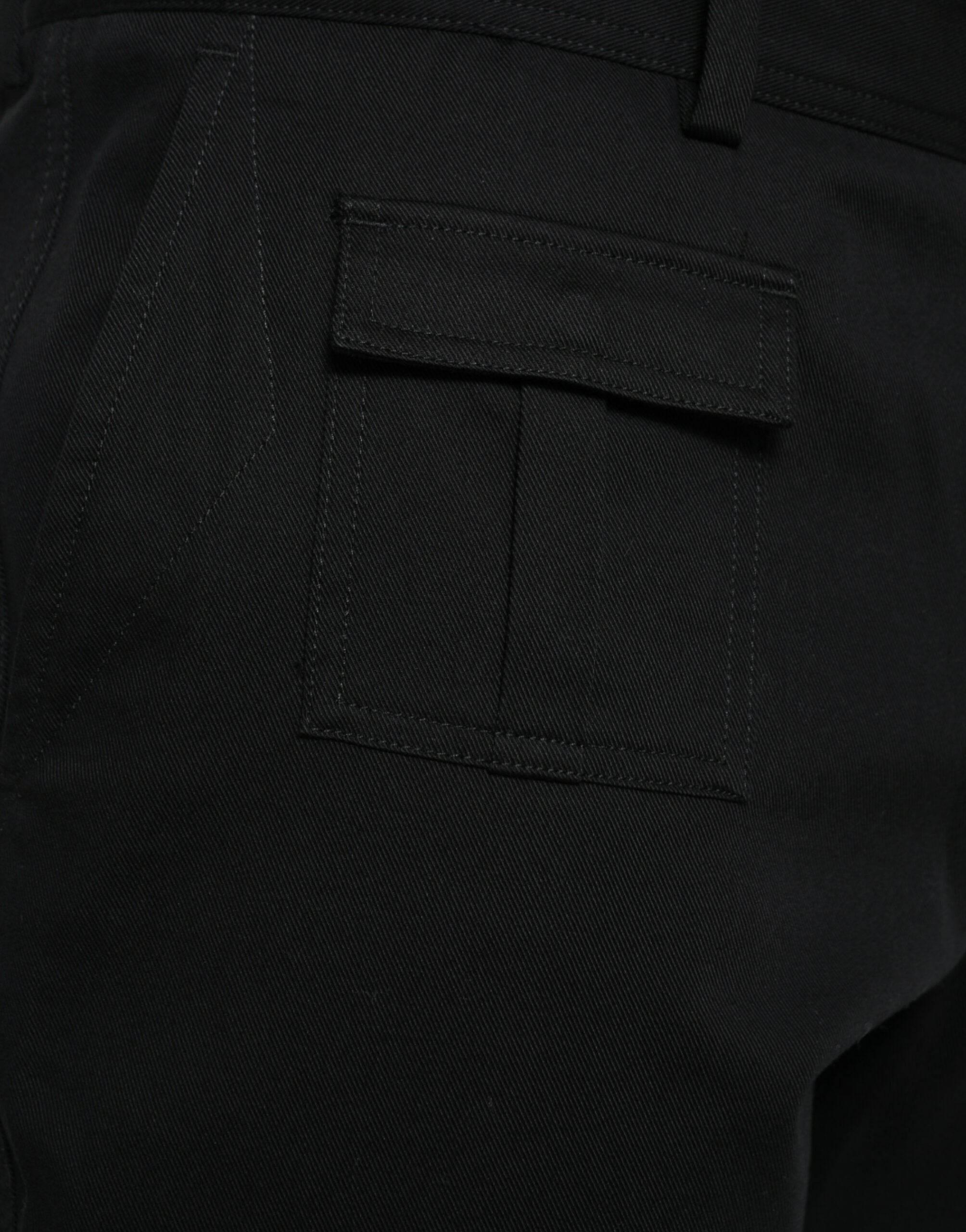 Dolce & Gabbana Black Gray slim Cotton Denim Jeans - Hilstor