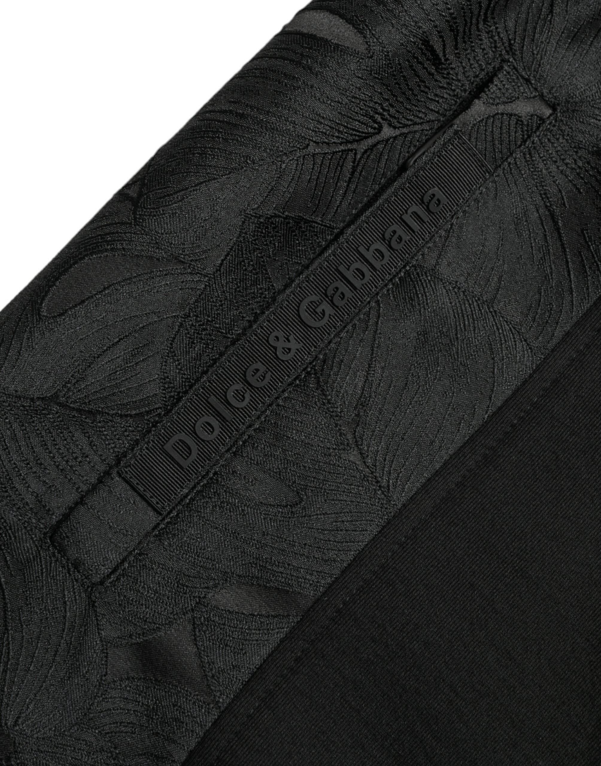 Dolce & Gabbana Black Cotton Slim Stretch Jogger Pants - Hilstor