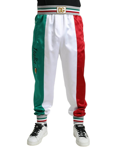 Dolce & Gabbana Italian Stripe Jogger Trousers - Hilstor