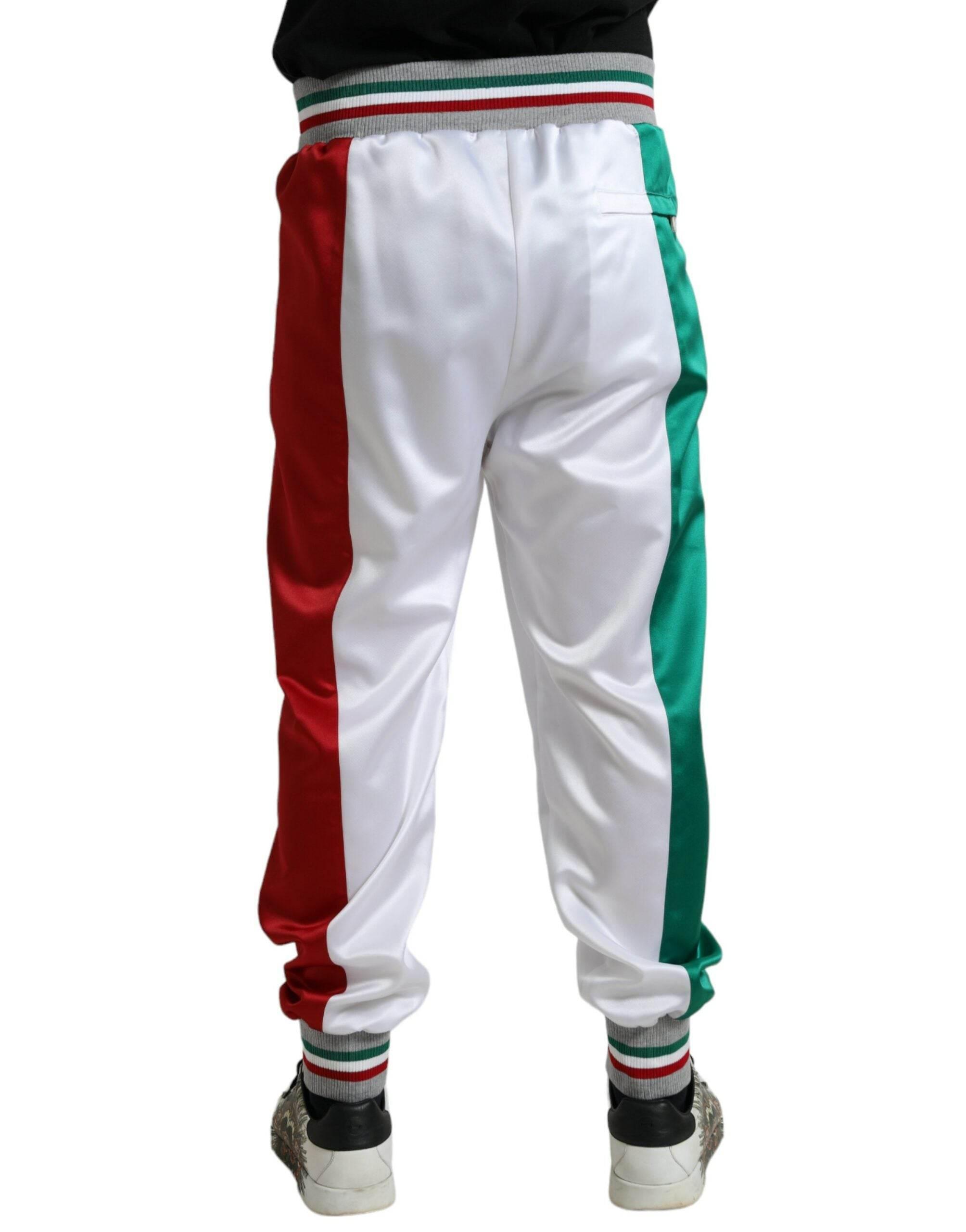 Dolce & Gabbana Italian Stripe Jogger Trousers - Hilstor