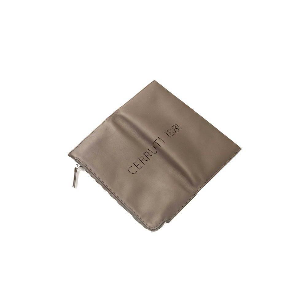 Cerruti 1881 Brown Leather Men Wallet - Hilstor